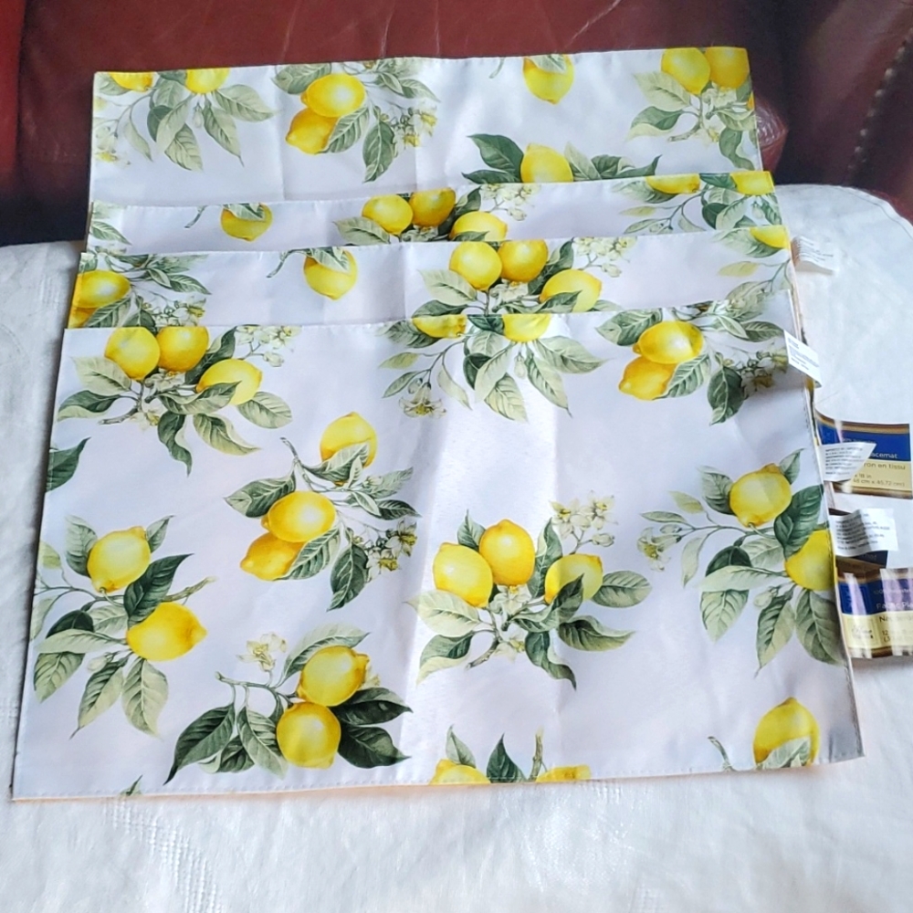 Set Of (6 Six Fabric Placemats! Home Collection of Canada NWT